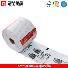 China fabricante de rollo de papel térmico preestablecido personalizado